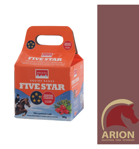 ROCKIES 5 STAR HORSE LICK 5KG