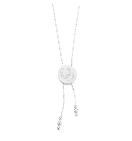 GC EQUSTRIAN HORSE SHOE LARIAT NECKLACE