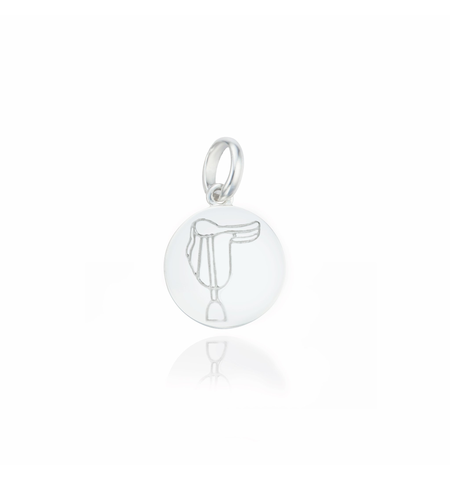 GC EQUESTRIAN SADDLE DISC CHARM